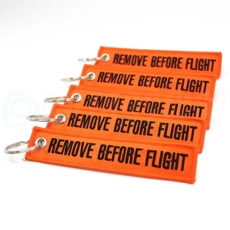 Rotary13B1 - Remove Before Flight Key Chain - 5pcs - Orange - Image 3